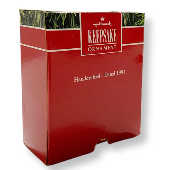 Hallmark Keepsake Miniature, 1991 Fly By, Elf Paper Airplane Christmas Ornament - Picture 6 of 7